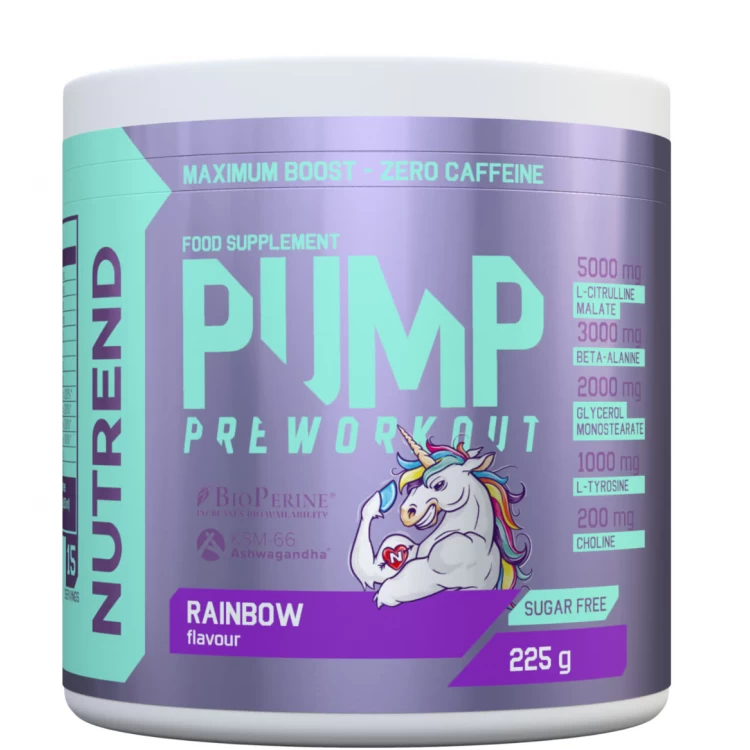 Пампінг предтрен без кофеїну, Nutrend, Pump