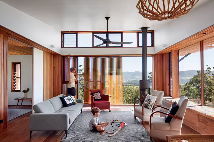 Конструкції вікон Clerestory для освітлення та вентиляції "Джерело - www.houzz.com.au"
