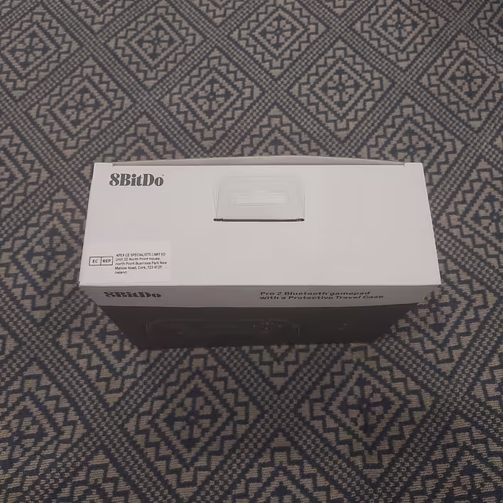 8BitDo коробка (з кейсом) вид згори