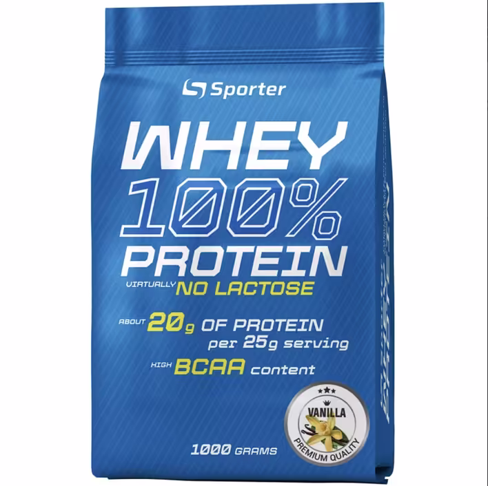 Сироватковий протеїн Sporter Whey 100% Protein без лактози