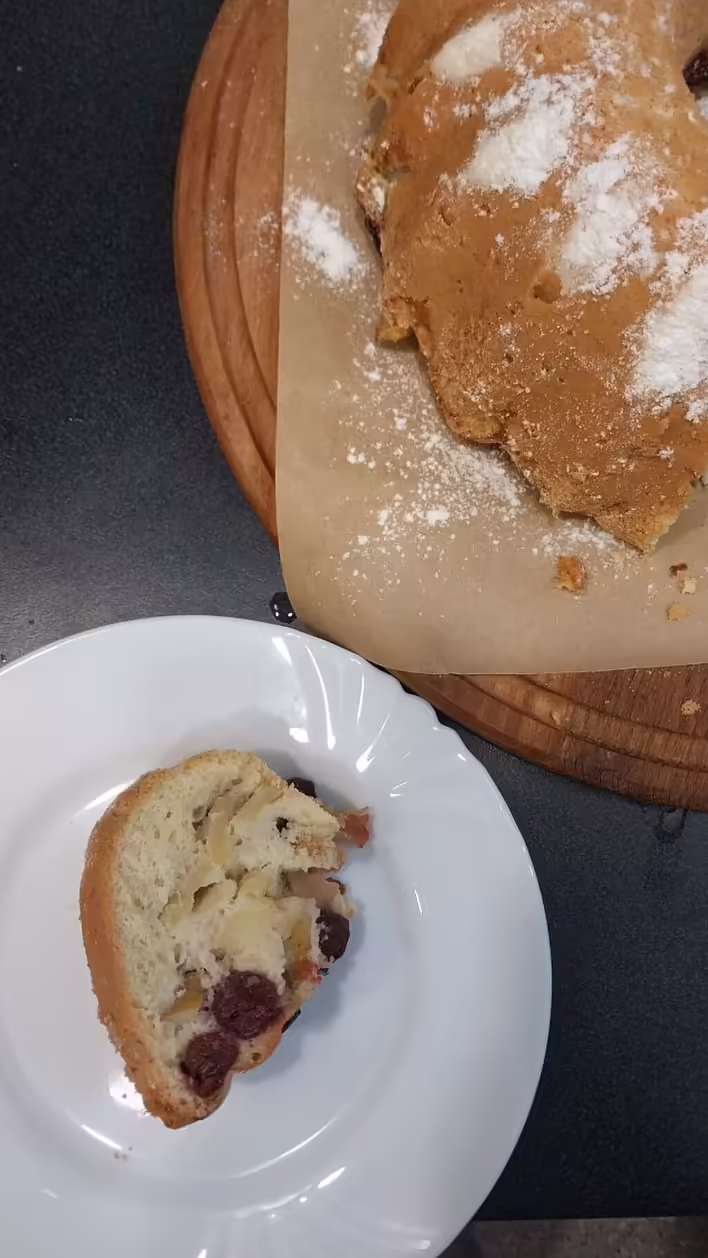 шарлотка в розрізі