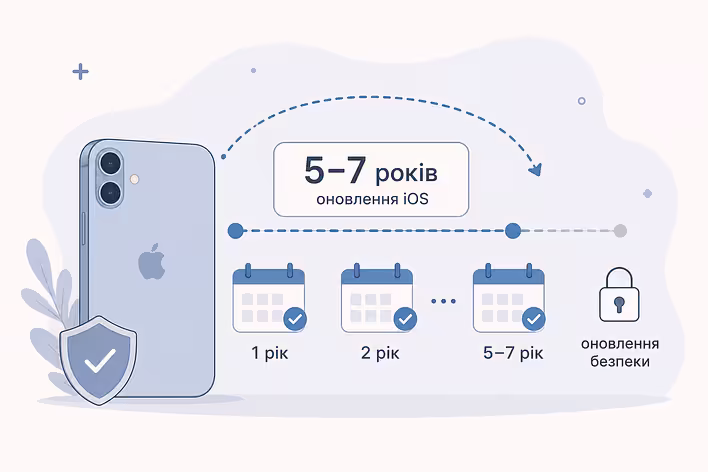 Скільки років Apple підтримує iPhone